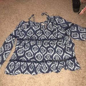 target cold shoulder top